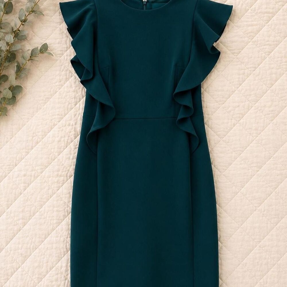 Donna-morgan Women's Green and Blue Dress